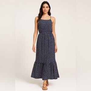 Turn Heads in the Superfoxx Blue & Purple Floral Maxi Dress Pre-loved! 🌸👗